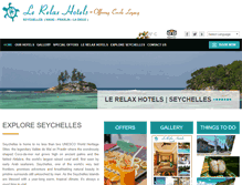 Tablet Screenshot of lerelaxhotel.com